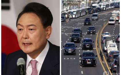 Оңтүстік Кореяның тергеушілері президент Юн Сок Ёльді қамауға алды