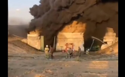 Өрт сөндірушілердің Жамбылдағы жарылыс алдында түсірілген видеосы пайда болды