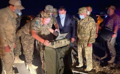 Жамбыл облысындағы жағдай: жарылыстар тоқтады, бірақ қойма жанып жатыр