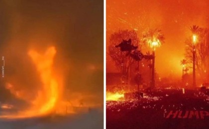 16 адам қайтыс болды: Лос-Анджелесте отты торнадо көтеріліп жатыр