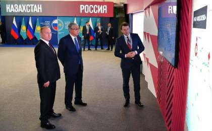 哈俄总统对两国一系列联合项目进行了解