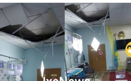 Нұр-Сұлтандағы сайлау учаскесінде төбе опырылып, оқыс жағдай орын алды