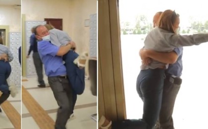 Алматыда әкімдік күзетшісі журналисті көтерген күйі далаға лақтырып жіберді (видео)