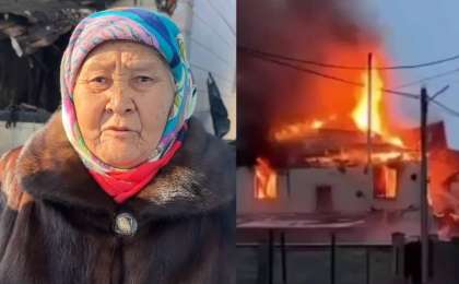 "Әкімдіктен бір адам келіп хәл сұраған жоқ". Өрт салдарынан ұлынан айырылған ана жылап тұрып үндеу жасады (ВИДЕО)