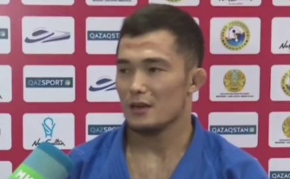 Дзюдошы қазақ жігіті орысша сұраққа тек қазақша жауап берді (видео)