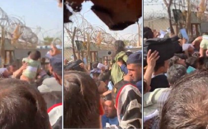 Ауғандық ана сәбиін құтқару үшін тікенек сым арқылы сыртқа қарай лақтырып жіберді (видео)