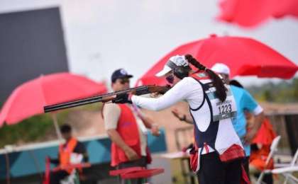 射击亚锦赛：哈萨克斯坦女子队获得飞碟多向团体赛冠军