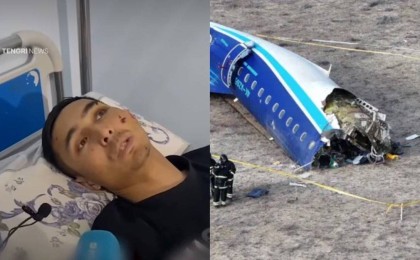 «Қазақпыз» дегенде жылап жібердік»: Ақтаудағы ұшақ апатынан аман қалған қырғыз жігіт құтқарушылар жайлы (ВИДЕО)