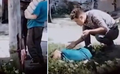 Аузына құм құйып, кірпіш тасытады: Сарқандта куәгерлер асыранды балаға қорлық көрсетіліп жүргенін айтты