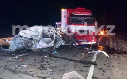 Ақтөбе облысында жол апатынан бүтін бір отбасы көз жұмды