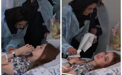 «Не болғанын әлі айта алмайды»: Ақтаудағы ұшақ апатынан аман қалған стюардессаның видеосы тарады