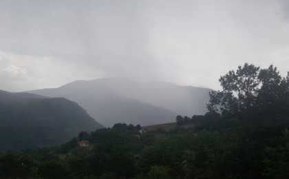 Алматы облысының тауларында қатты жаңбыр жауады