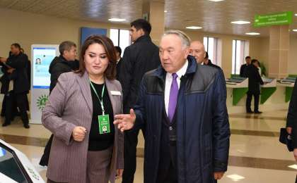 视频：首任总统纳扎尔巴耶夫视察突厥斯坦州之行