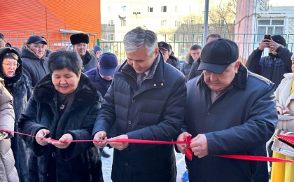 Ұлытау облысында бір күнде төрт әлеуметтік нысан ашылды