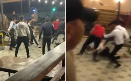 Алакөлде туристер мен жергілікті тұрғындар арасында жаппай төбелес болды (видео)