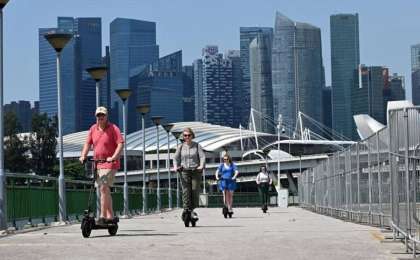 新加坡禁止电动滑板车驶入人行道