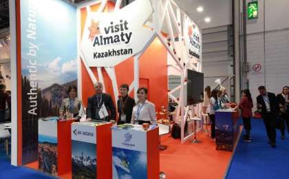 哈萨克斯坦旅游公司参加伦敦世界旅游交易会