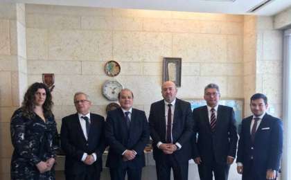 哈萨克斯坦大使会见以色列外交部代表