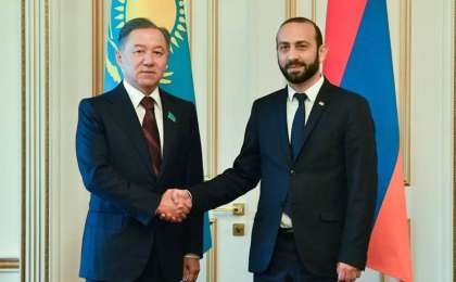 尼格马图林会见亚美尼亚国民议会议长米尔佐扬