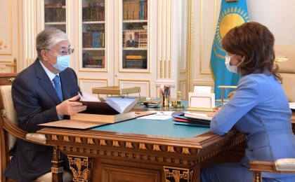 Тоқаев Балаеваны қабылдады: Азаматтық қоғам мәселелерін талқыладық