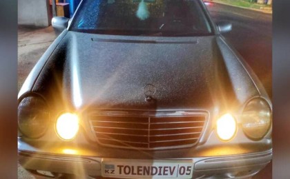 Талғар тұрыны нөміріне тегін жазып алған: Полиция мәлімдеме жасады