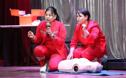 Мұғалімдерге алғашқы көмек көрсету ережелері түсіндірілді