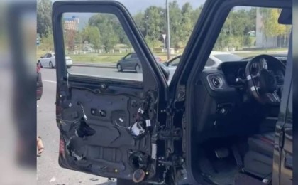 Айжан Байзақова жол апатына түсті (видео)