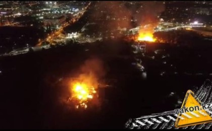 «Қазақфильмде» өрт квадрокоптермен түсірген видеосы шықты