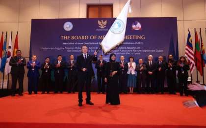 哈萨克斯坦宪法委员会主席麦米当选亚洲宪法法院和相关机构协会主席