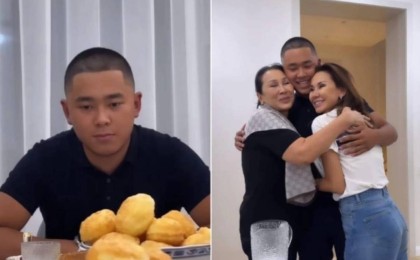 Динара Сәтжан ұлын әскерге шығарып салды