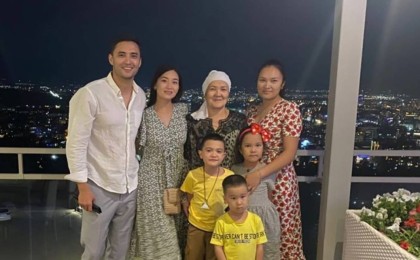 Үйлену тойын өткізе алмай қалған Тәуекел ол күнді отбасымен атап өтті (фото, видео)