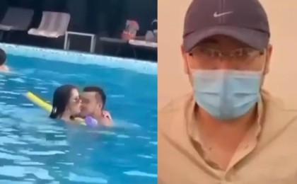 “Бассейндегі қыз бен жігіт видеоға түсіп қалды”: Жігіт ерсі әрекеті үшін кешірім сұрады (видео)