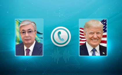 Тоқаев АҚШ-тың жаңа президенті Трамппен телефон арқылы сөйлесті