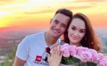 Желіде Әли Оқаповтың қалыңдығымен түскен суреті тарап кетті