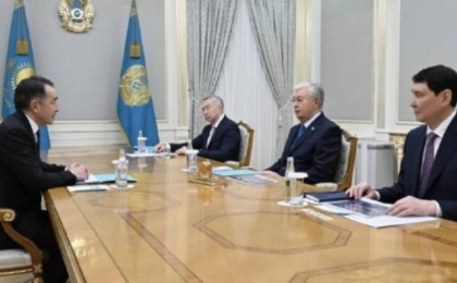 Президент Қасым-Жомарт Тоқаев Бақытжан Сағынтаевты қабылдады