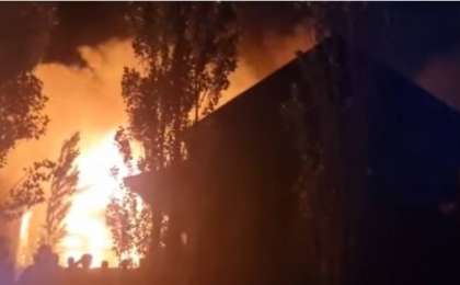 Алакөлдегі бірнеше демалыс базасынан өрт шықты