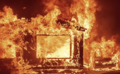 Ақмола облысында өрттен екі бала қаза тапты