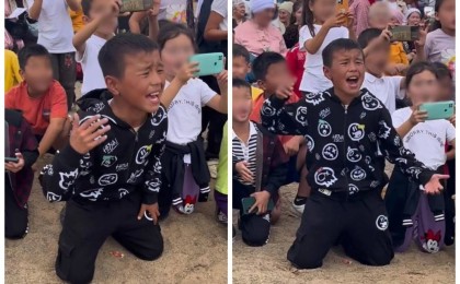 Қуандық Рахым әнін беріле орындаған ауыл баласына іздеу жариялады