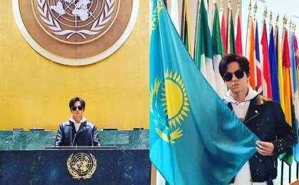 迪玛希访问哈萨克斯坦常驻联合国办事处