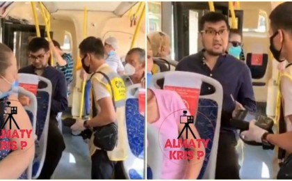 "Коронавирус жоқ, маска тақпаймын": Автобусқа маскасыз кірген жолаушы жұртың ызасына тиді