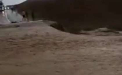 Алматы облысындағы Көлсайға апаратын жолды су шайып кетті (видео)