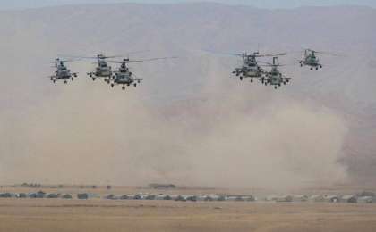 集安组织维和部队举行维和演练