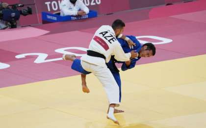 Токио-2020: Дзюдошы Ерлан Серікжанов қарсыласын жеңді