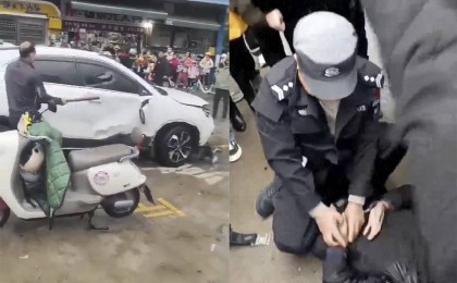 Қытайда жол талғамайтын көлік бір топ оқушыны басып кетті