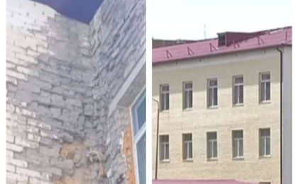 Қарағандыда 1,5 миллиард теңгеге салынған жаңа мектеп құлап жатыр