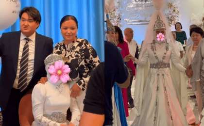 Блогер Zheka Fatbelly не себепті келіншегінің жүзін жасыратынын айтты