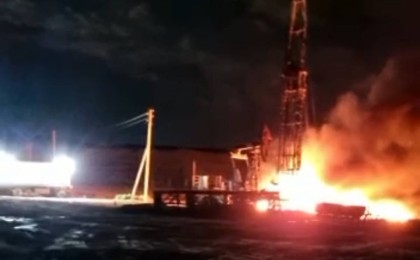 Маңғыстаудағы трагедия: өрт апатынан адам күйіп кетті (видео)