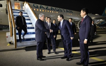 Қасым-Жомарт Тоқаев Бакуге жұмыс сапарымен келді