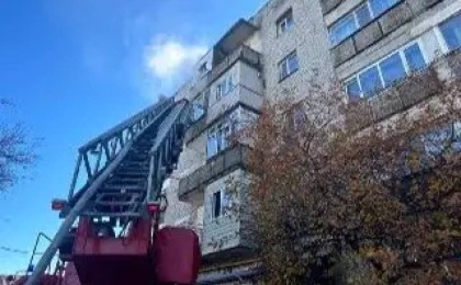 Талғарда көпқабатты үйден өрт шығып, 18 адам эвакуацияланды