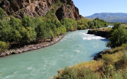 Парамен ұсталған шенеунік өзенге секіріп кетті - видео